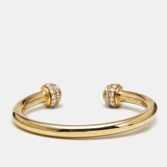 Piaget Possession Diamonds 18K Yellow Gold Bracelet 16 - Picture 3 of 5